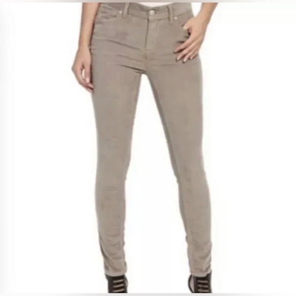 Free People Tan Skinny Corduroy Pants Sz 26 - Picture 1 of 12